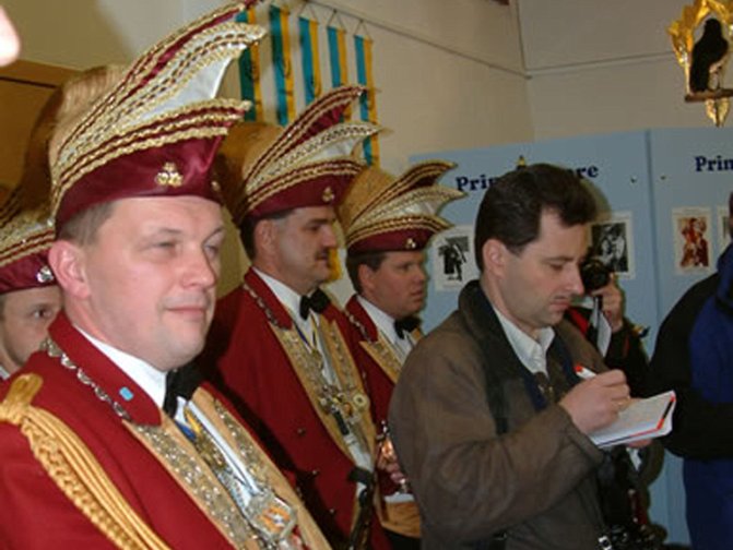Eröffnung des Museum anlässlich der Jubiläumssession am Dienstag, den 11.11.2003