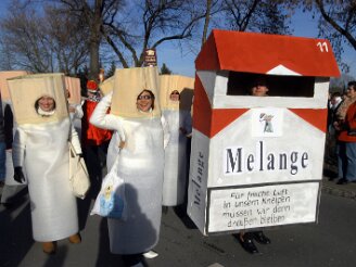 sonntag-umzug030208-446 Rauchverbot, die Frauenelf als erneuter Fuﬂballweltmeister, die TV-Dokusoap Bauer sucht Frau, die drohende Kreisreform sowie steigende Preise f¸r Kraftstoffe...