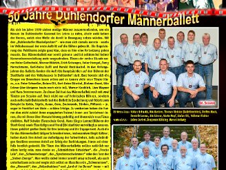 50 Jahre Duhlendorfer Männerballett