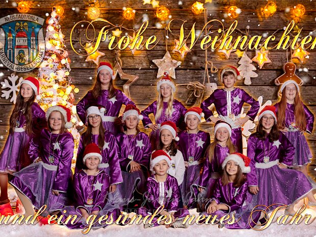 Traditionelle Weihnachtskarte