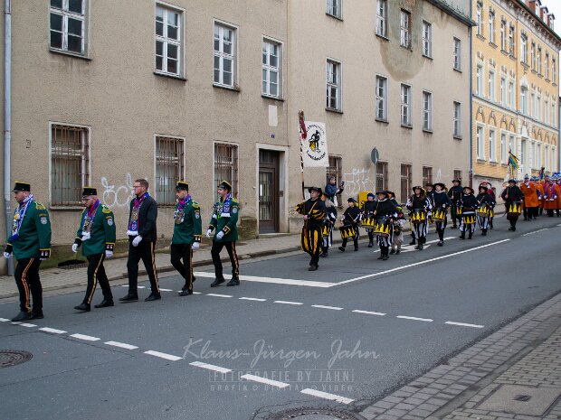 Gesandtenabholung und Fahnenweihe