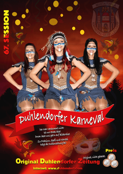 Duhlendorfer Karnevalszeitung der 67. Session